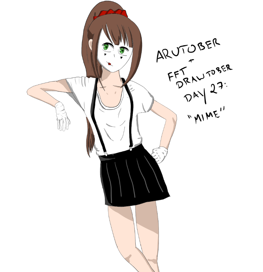 epicmegapix's tweet photo. #arutober #drawtober #honshouaru #hitoribocchi Day 26: "Mime" - I am becoming even more powerful https://t.co/h4ooalrhbS