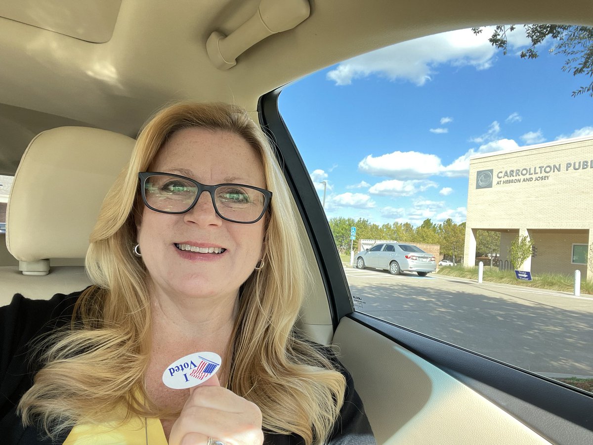 KatherineLISD's tweet photo. One more day of early voting and then Election Day next Tuesday - November 2nd! #Vote #EarnASticker #BestAccessoryEver https://t.co/4IL5F9nWZu