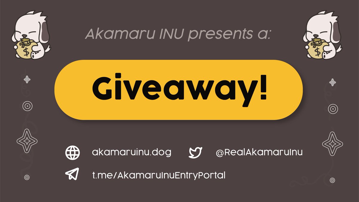 RealAkamaruInu's tweet photo. Talk about how much you love Akamaru by using the #akamaruinu hashtag along with the hashtags below.

10 people will win $100 each in 7 days

#akamaru #kiba #dog $eth $btc #shiba #doge $shib #shib $floki #floki $doge #doge #luffy #saitama #crypto #gem $kishu $akita $starl $luffy https://t.co/Z6hUwvX0fK