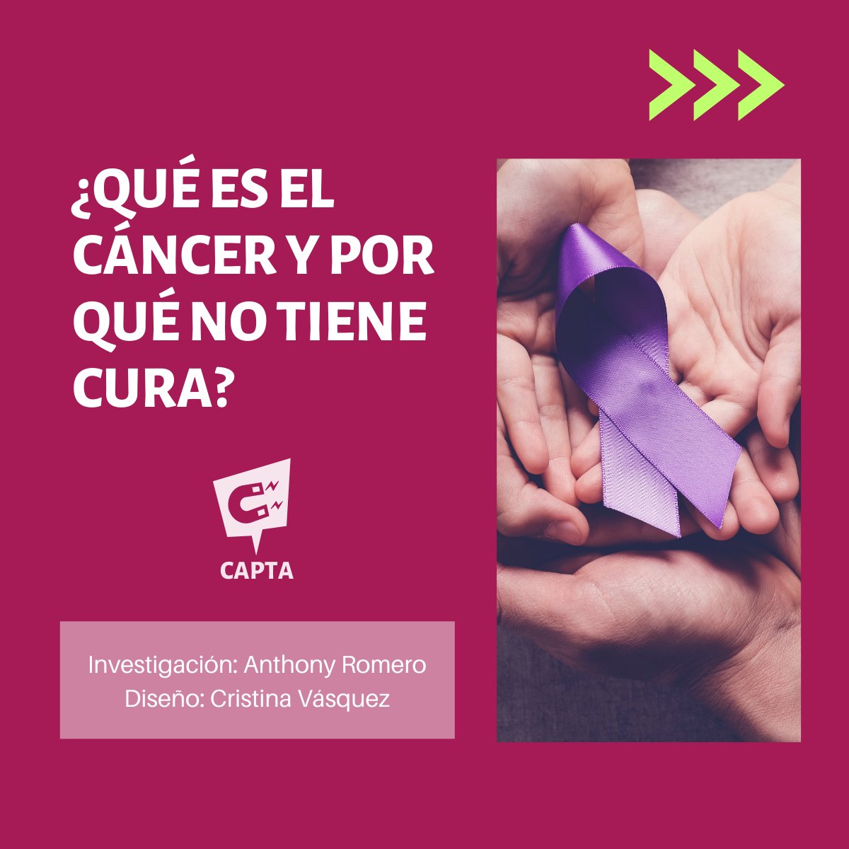 CAPTA_project's tweet photo. Desde los primeros registros egipcios, el #cáncer ha sido uno de los misterios más grandes de la #humanidad y de la #medicina como #ciencia. 🔬 https://t.co/e0RhLYWg5s