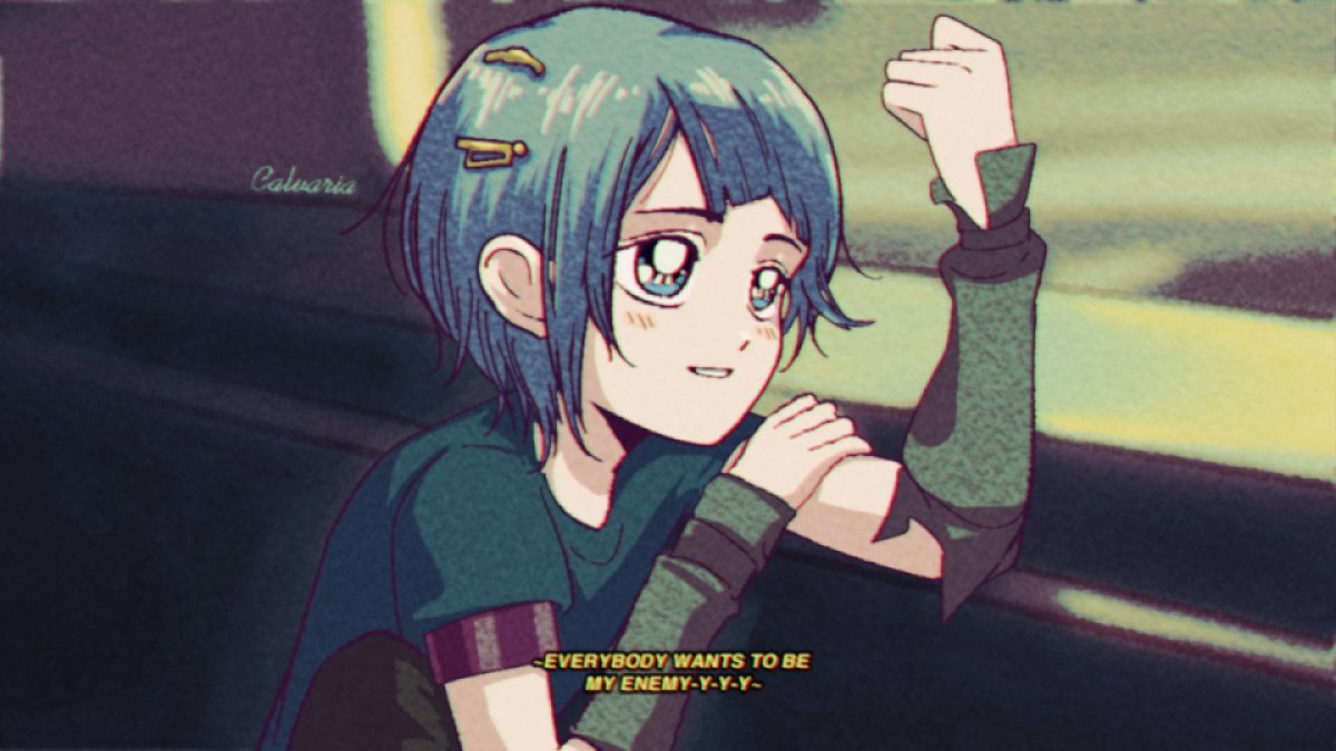 Attempted to make a fake 90s anime screenshot from the #Arcane MV 
