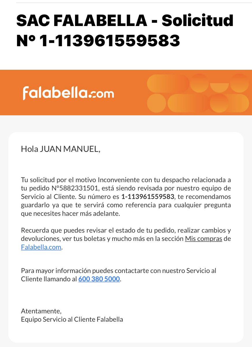 jmsaldiasv's tweet photo. @SERNAC aún esperando mi compra de Ciber Day en @FalabellaAyuda @CMRayudaCL  más de 15 días!!! https://t.co/9ThfEclKhX