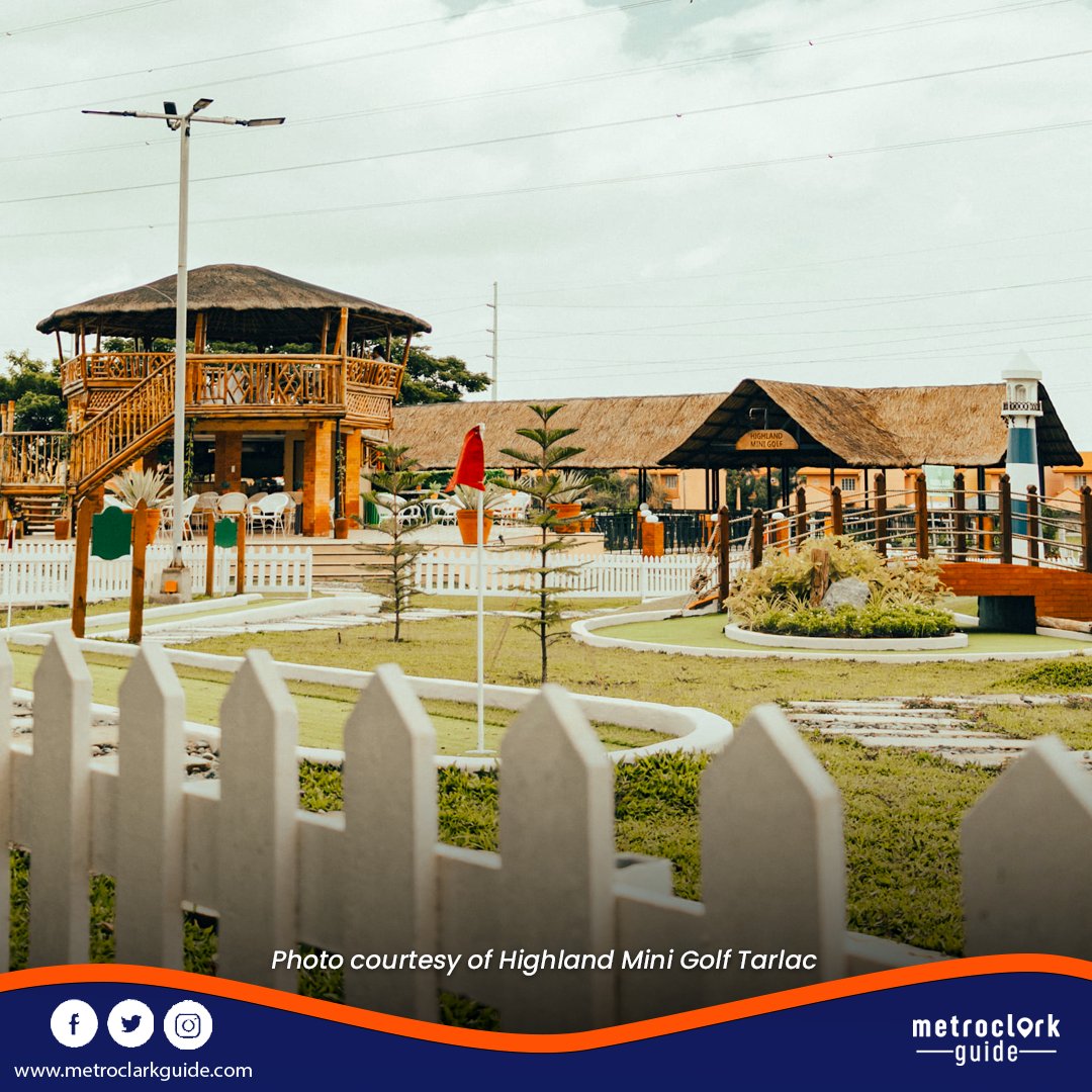 metroclarkguide's tweet photo. Newest #HangoutPlace!

Create memories with your family and friends on the newest miniature golf course in Tarlac. Play golf, board games, taste Western-Asian cuisine, and many more.

Visit #HighlandMiniGolfTarlac now! 

#MetroClarkGuide #MetroClark https://t.co/09MYVAhxYk