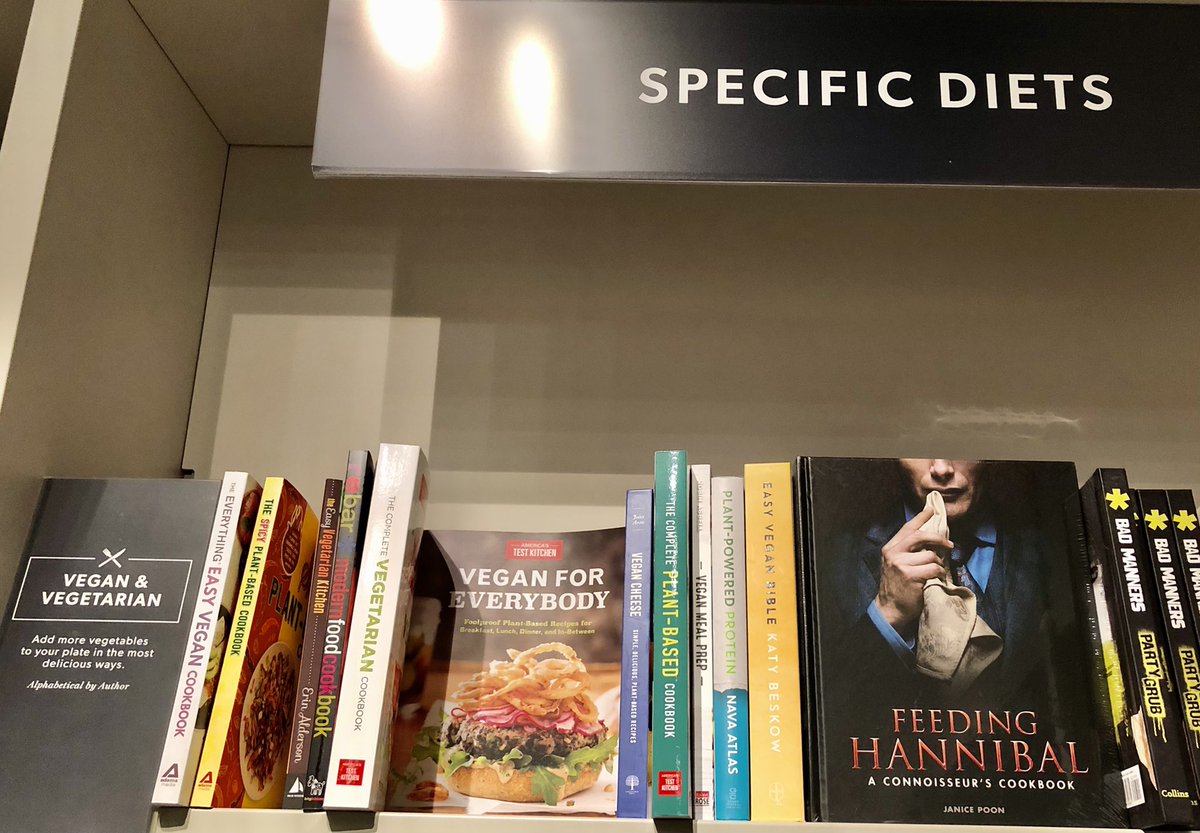 RadianceFuel's tweet photo. Had a little fun with Feeding Hannibal at Indigo 📖 (I put it back in the right section afterwards) #Hannibal #JanicePoon https://t.co/M6OmNKdmWJ