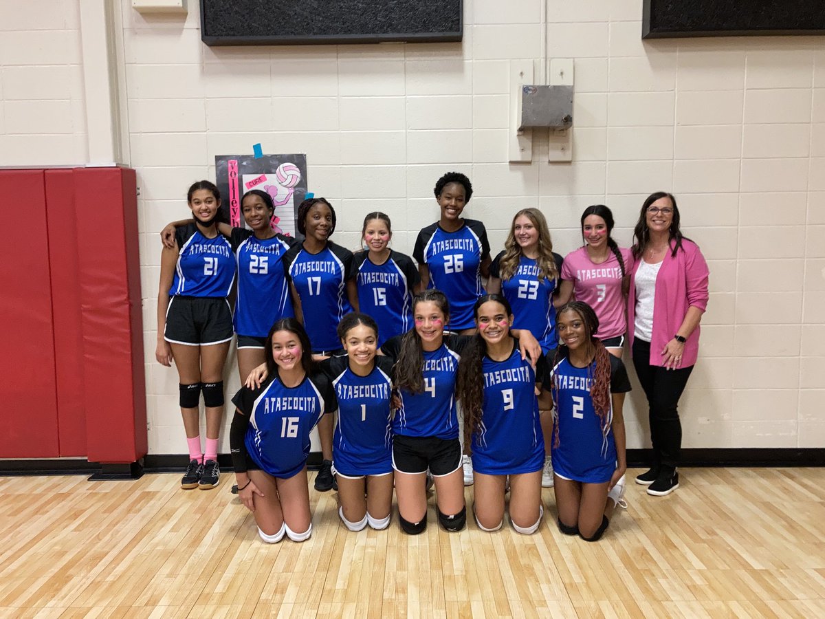 Amazing group of talented young ladies. Pretty sure they gave me more gray hair but wouldn’t trade them for anything. So proud of their progress and excited to watch them all do great things in high school! 💙🏐 ⁦<a href="/HumbleISD_AMS/">Atascocita Middle School</a>⁩ ⁦⁦<a href="/amsladytigers/">AMS Lady Tigers</a>⁩