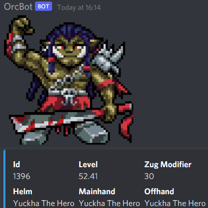 RenoPhox's tweet photo. @mikeshinoda @EtherOrcs Hey I'm not sure how closely you've been following the Ether Orcs, but the 12 Orc gods released today! Here's mine, Yuckha the Hero! https://t.co/xROMCKuilK