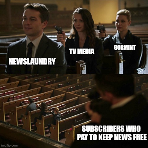 Memeghnad's tweet photo. In case you are wondering what is happening with @newslaundry lately.

😎 https://t.co/HWLBv3uJzq
