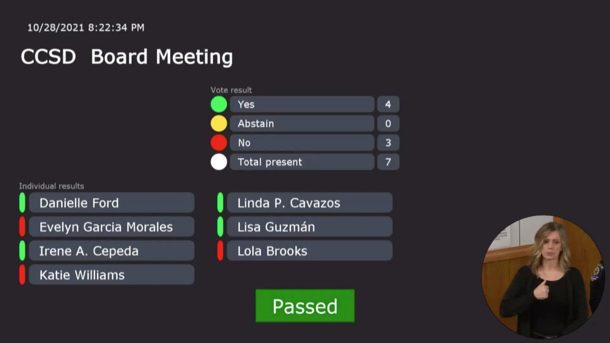 #BREAKING Trustees vote to PASS the motion terminating Supt. Jesus Jara's contract.