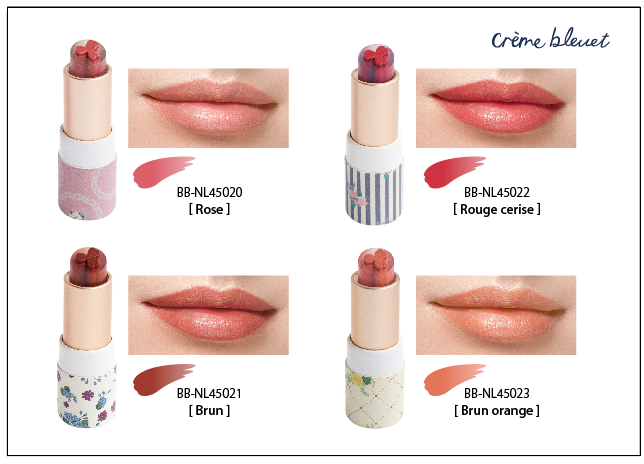 تويتر Bleu Bleuet ブルーブルーエ 公式 على تويتر オリジナルのコスメアイテム Creme Bleuet の リップカラー たっぷりの保湿成分 スクワラン ホホバオイル とカラーの2層タイプでひと塗で血色感あるうるつや唇に Creme Bleuet リップカラー