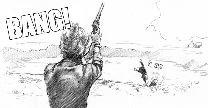 高威力で遠くからもよく当たる銃…という認識。 
