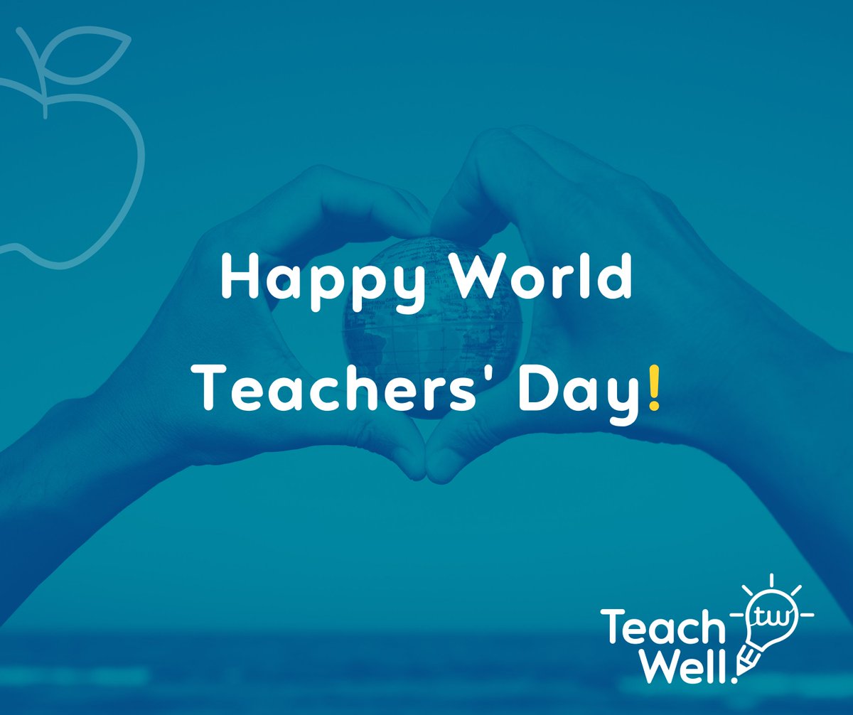 Wishing our amazing Teach Well community a very happy World Teachers' Day! We honour all your efforts and commitment - thank you for serving our young Australians🍏#WorldTeachersDay #brightfuture