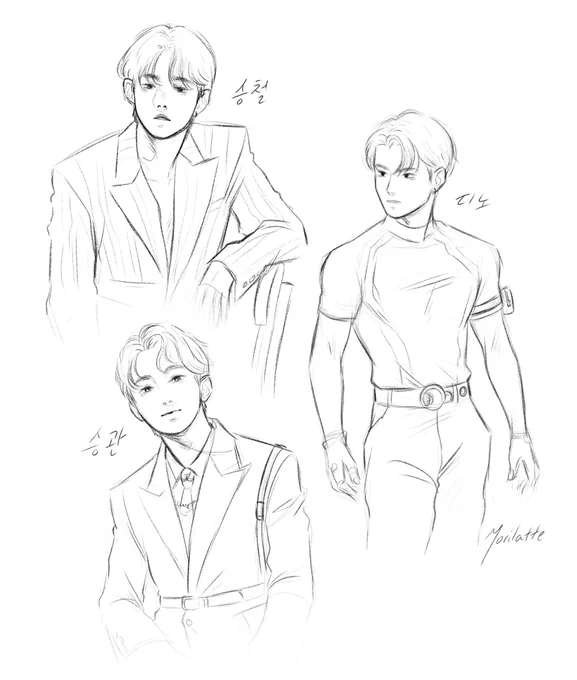 Practice doodles (2/?) 🌟
#seventeenfanart #seventeen #세븐틴 