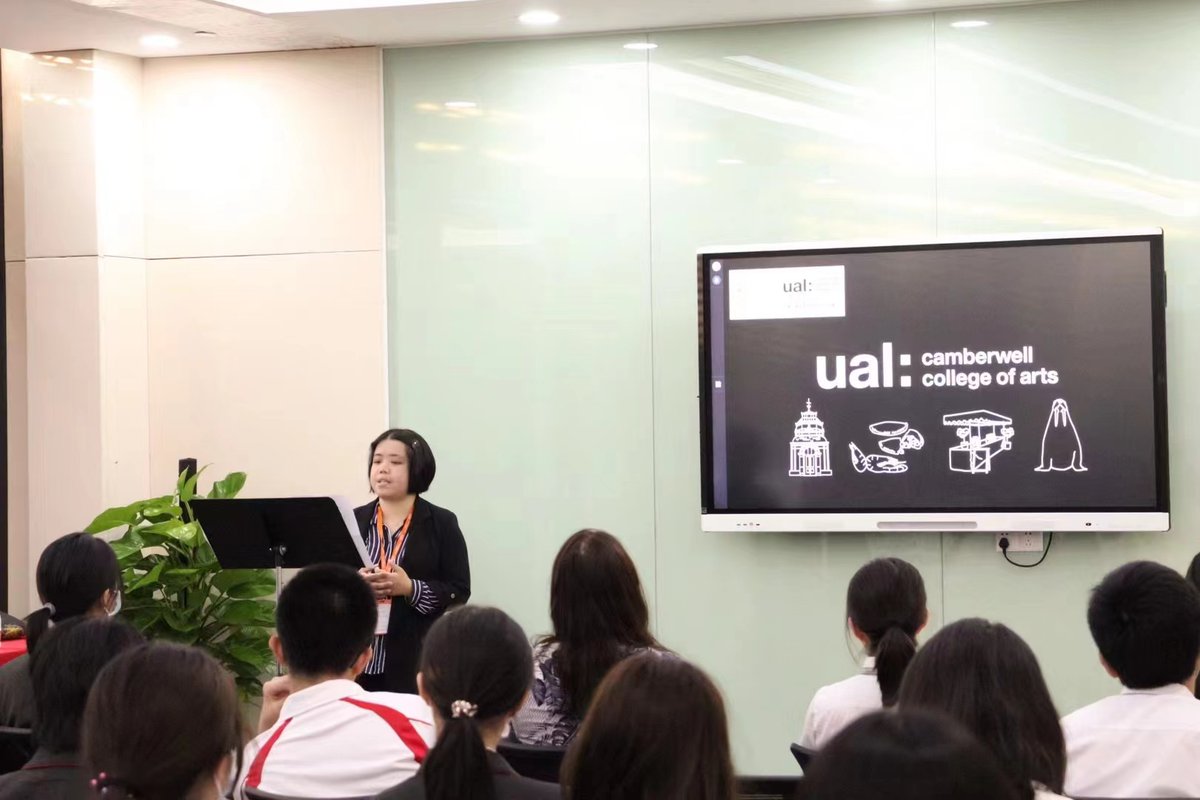 LEHFoshan's tweet photo. A very comprehensive Information Session for LEH students preparing to apply for the world-leading Arts School, University of the Arts London!
#PathwaytoUniversity #LEHFoshan https://t.co/mGs1LvI3H7