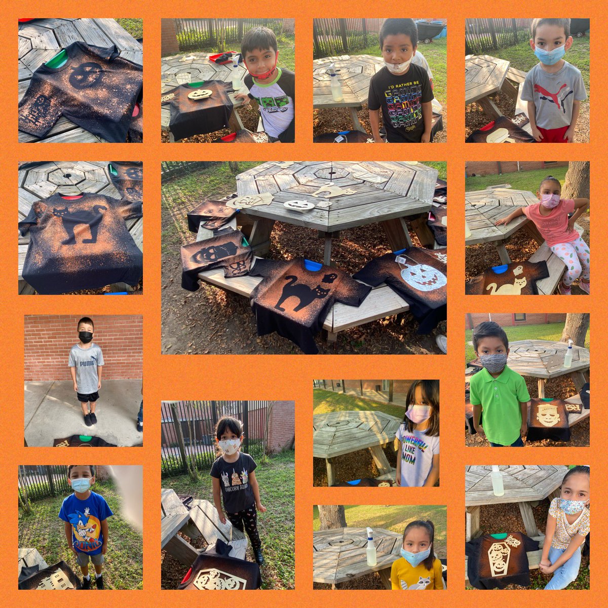 1st grade project! Halloween shirts! Having fun learning! <a href="/LamarEagles/">Lamar Eagles</a>