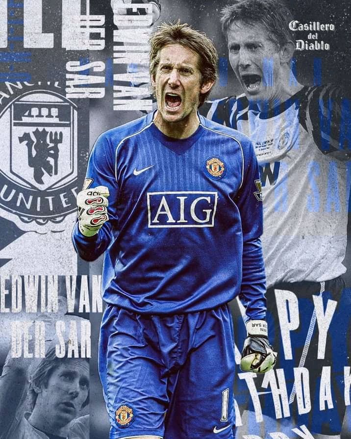 The legend between the sticks.

Happy Birthday Edwin Van der Sar.  
