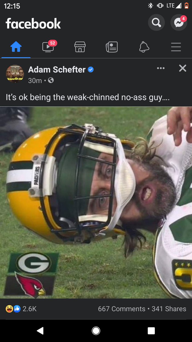 micah_bishop's tweet photo. @PatMcAfeeShow I think we got some drama here. 
@AdamSchefter @AaronRodgers12 https://t.co/u70Czqo2VJ