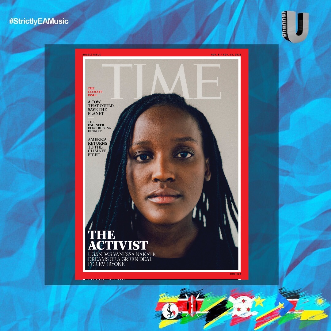 S2N_ENT's tweet photo. #ChannelUNews Ugandan climate activist @vanessa_vash graces the cover @time magazine 💥💥💥
The latest issue of @time magazine is dedicated to the global climate fight as 20,000 delegates from 196 countries head to Glasgow for @COP26!
#StrictlyEastAfrican https://t.co/kLHDokes3A