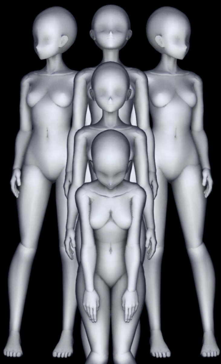 DDで作画資料作ってたら闇の悪魔みたいのできた 