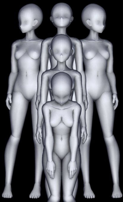 DDで作画資料作ってたら闇の悪魔みたいのできた 