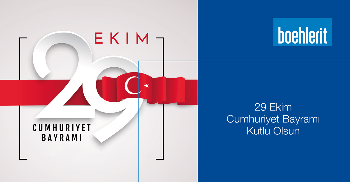 98 yıl önce Cumhuriyeti bizlere emanet eden başta Ulu Önder Atatürk ve Silah Arkadaşlarını saygı ve minnetle anıyoruz. #29Ekim Cumhuriyet Bayramımız kutlu Olsun!
#boehlerittürkiye #cumhuriyetbayramı