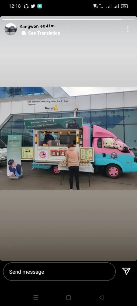 seoingukph1023's tweet photo. Manager nim  ig story update food truck for wolfhunting
Reposted @seoingukph1023 from @sangwon_eee  

#SeoInGuk #서인국 #ソイングク #徐仁國 #Heartrider #Always함께걸어 #wolfhunting https://t.co/JX9xncRLKF
