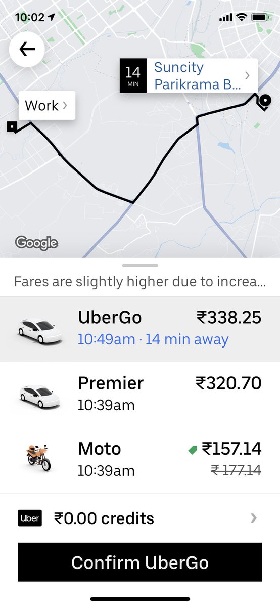 iamsureshbhura's tweet image. Hello @Olacabs @Uber_India @inDriver - Fare for same destination on Ola is 400+, Uber 340+ and InDrive 220 for a bigger car. Can you beat the game? #StopLoot #StopNonsense