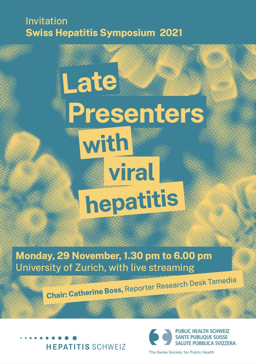 Mark your calendar for the Swiss Hepatitis Symposium 2021 on November 29th. Program &amp; registration: 

docs.google.com/forms/d/e/1FAI…