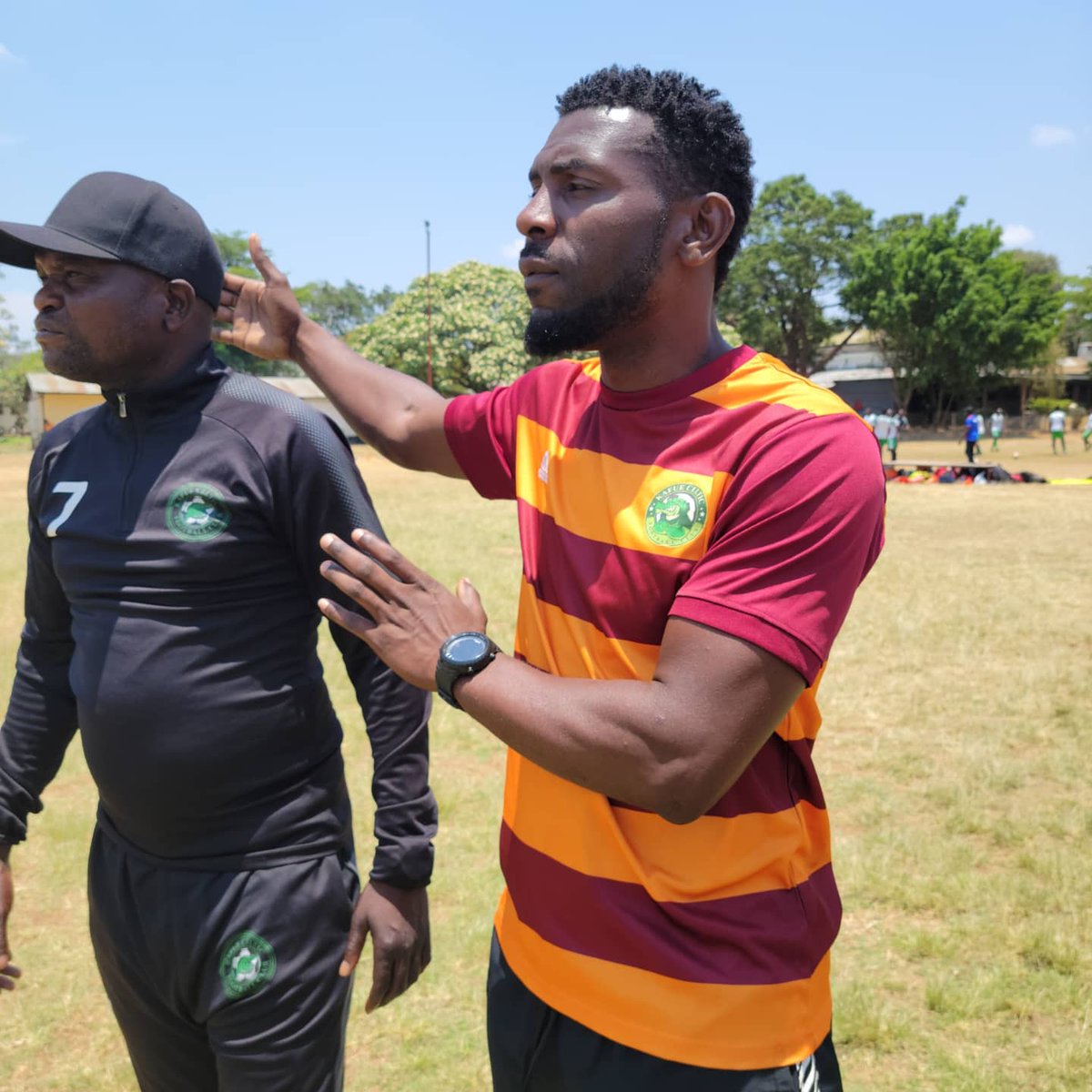 KafueCelticFC's tweet photo. YOUNG CROCS READY FOR THE CHALLENGE
Head Coach Keith Sinyangwe is confident ahead of the start of the season. It's time to witness the rise of some new crocs, THE YOUNG CROCS!
#YoungCrocs🐊 https://t.co/RYkKsjxntS