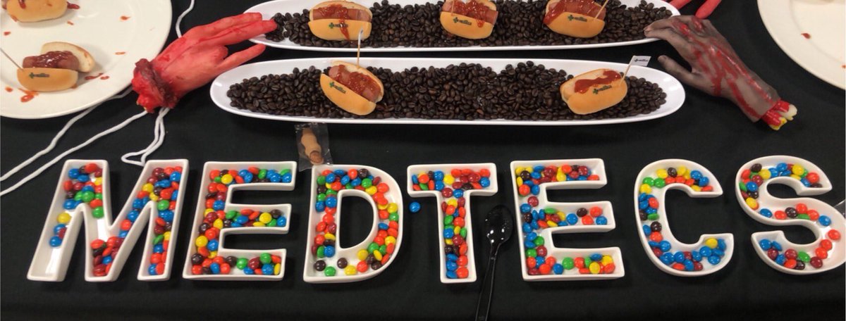 SophiaMedtecs's tweet photo. Had so much fun at Halloween party this year 👻👻👻 my personal fav were the mini @medtecs hot dogs hehehe 🌭 https://t.co/hTRGI8cUhb