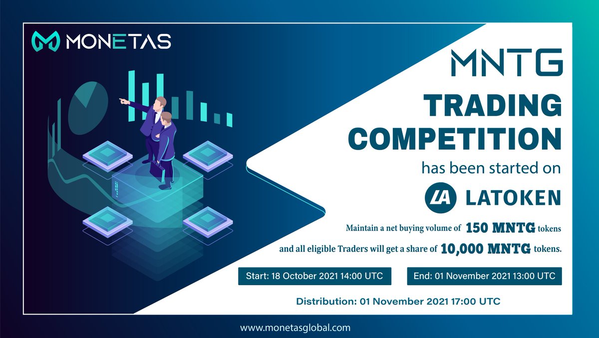 monetasglobal's tweet photo. 👉 Don’t Miss the chance 👈
Only 3 days left for Sensational MNTG token trading competition to end on LaToken.
To know more details about this refer- https://t.co/RhB8wN3gMQ
#cryptotradingcompetition #cryptotrading #MNTGTokens #cryptocurrency #cryptocoin #cryptomoney https://t.co/k5GhbcaGgZ