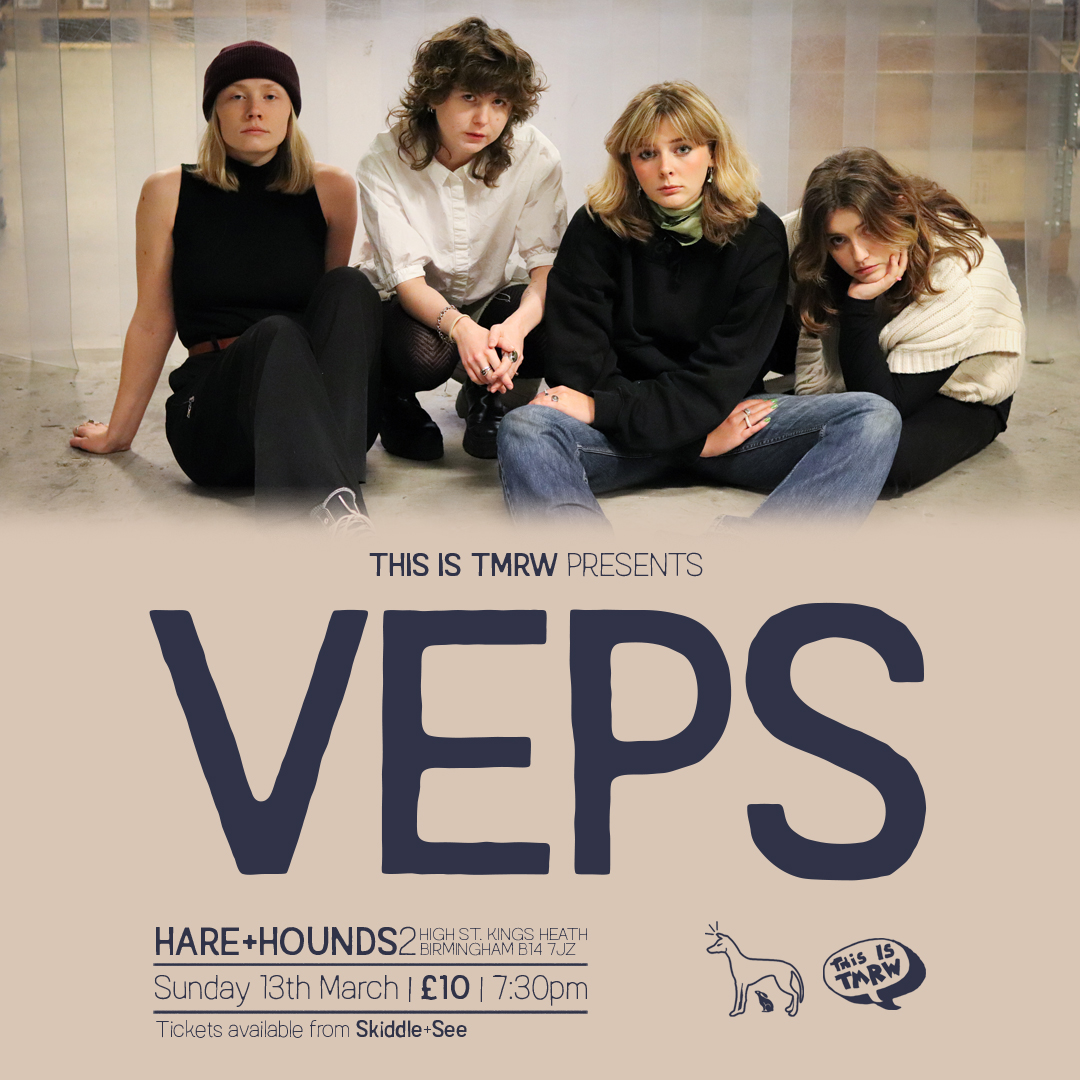 NEW SHOW: @Vepsofficial @hareandhounds Sunday 13th March Tickets on sale now, grab 'em while you can: skiddle.com/e/35934003
