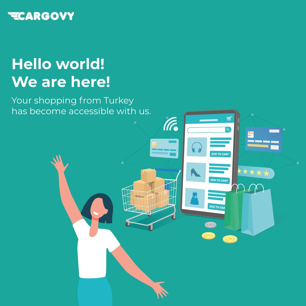 Cargovy is meeting you very soon with its safe shopping and quality service understanding from Turkey.

#cargovy #shipping #shopping #turkey #trendyol #uk #Germany #hollanda #commerce #inturkey #usa #29ekim  #wordwide #turkeytoworld  #brands #summer #shopfromturkey