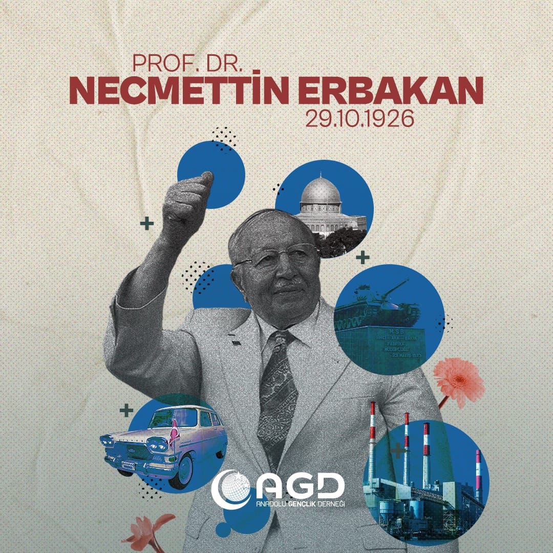 29 Ekim 1926, Sinop

Necmettin Erbakan Hocamız doğdu. 84 yıl yaşadı. Malıyla canıyla cihat etti. Yaşadık, şahit olduk.

Rabb'imiz cennetinde bulustursun.