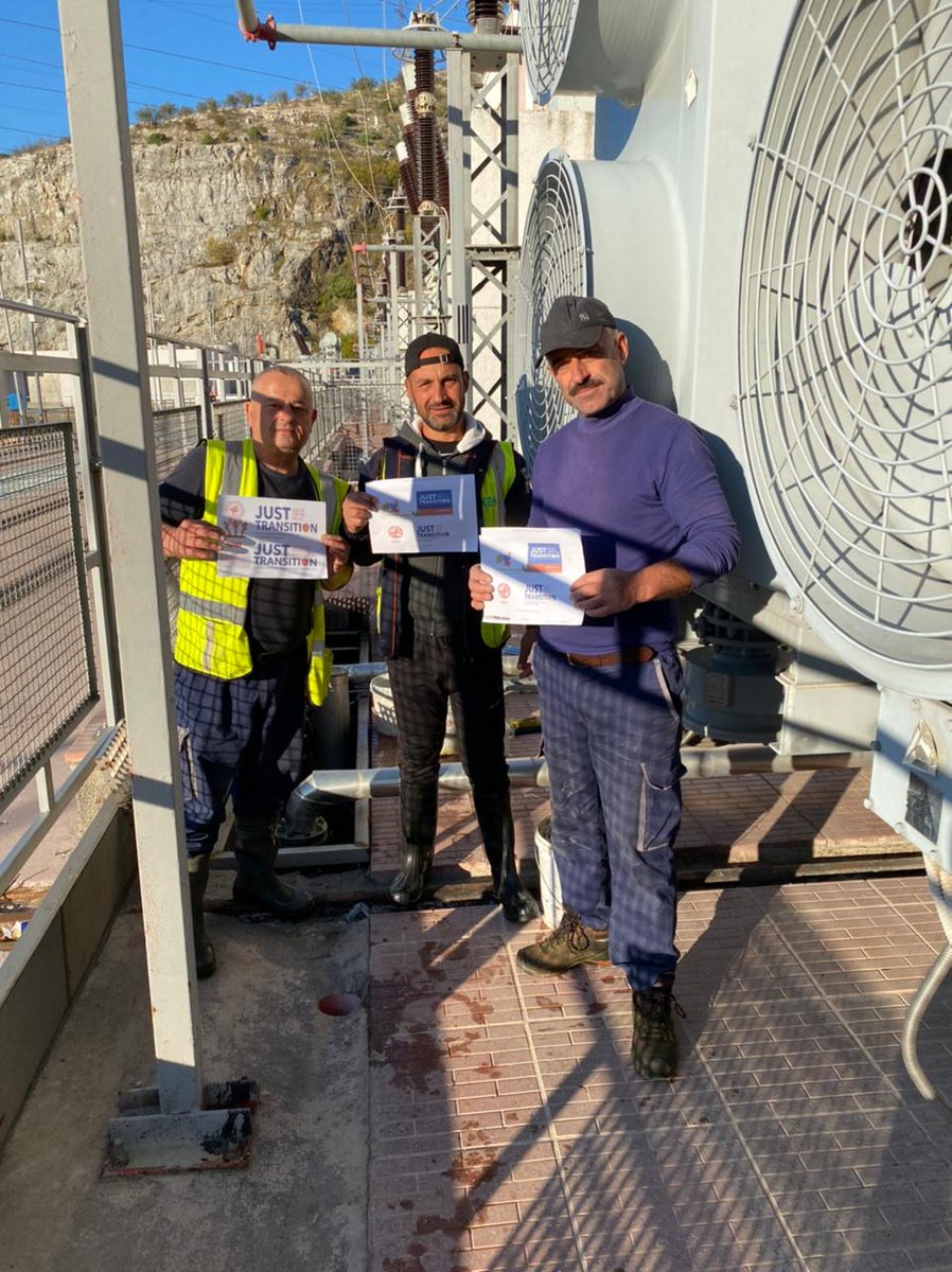 FSPISH3's tweet photo. Just transition requires industrial workers'voice!
We are not against Green Deal,but we need a just transition for every worker touched from the transition.
Social dialogue and explotation of Recources for a smooth transition for everyone.
#JustTransition 
@industriAll_EU
@FSPISH https://t.co/BkGNtlCU91