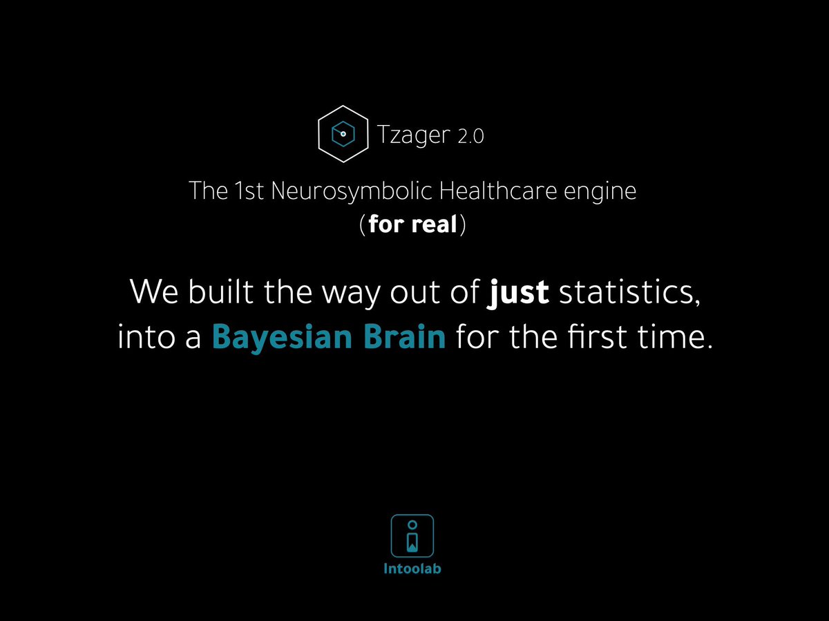 intoolab's tweet image. From day 1 we knew deep learning will not be enough especially for Healthcare. And the new version of Tzager leads the way to a more honest era in artificial intelligence. #ArtificiallIntelligence #Bayesian #healthcare