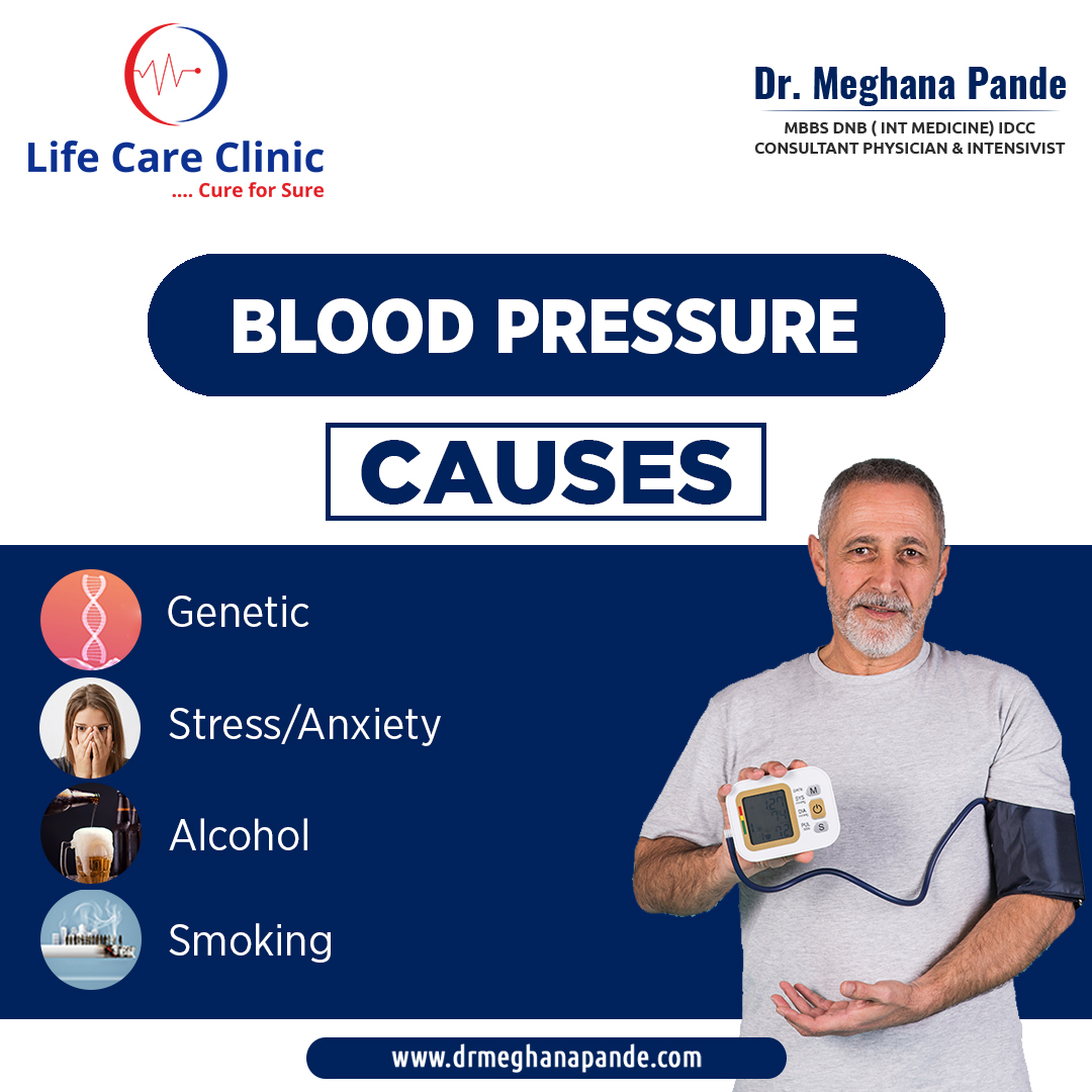 Know the causes of blood pressure 
Contact us - 9325834974
buff.ly/3s0HPw9
#highbloodpressure  #highbloodpressurediet  #highbloodpressureproblems  #highbloodpressuretreatment  #bloodpressurecontrol #diabetesmanagement   #bloodpressure #DrMeghanaPande #LifeCareClinic #Pune