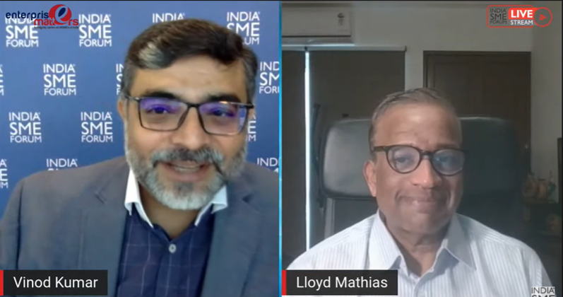 SMEForumIndia's tweet photo. "Building a brand is an easy exercise & it should be a part of every business objective and not an afterthought" says Shri Llyod Mathias, Angel Investor & Business Strategist on SMEs and the Festive Economy Webinar, Rajasthan @LloydMathias #MSMEsBoostingFestiveSales https://t.co/ZZLOFVjx1a