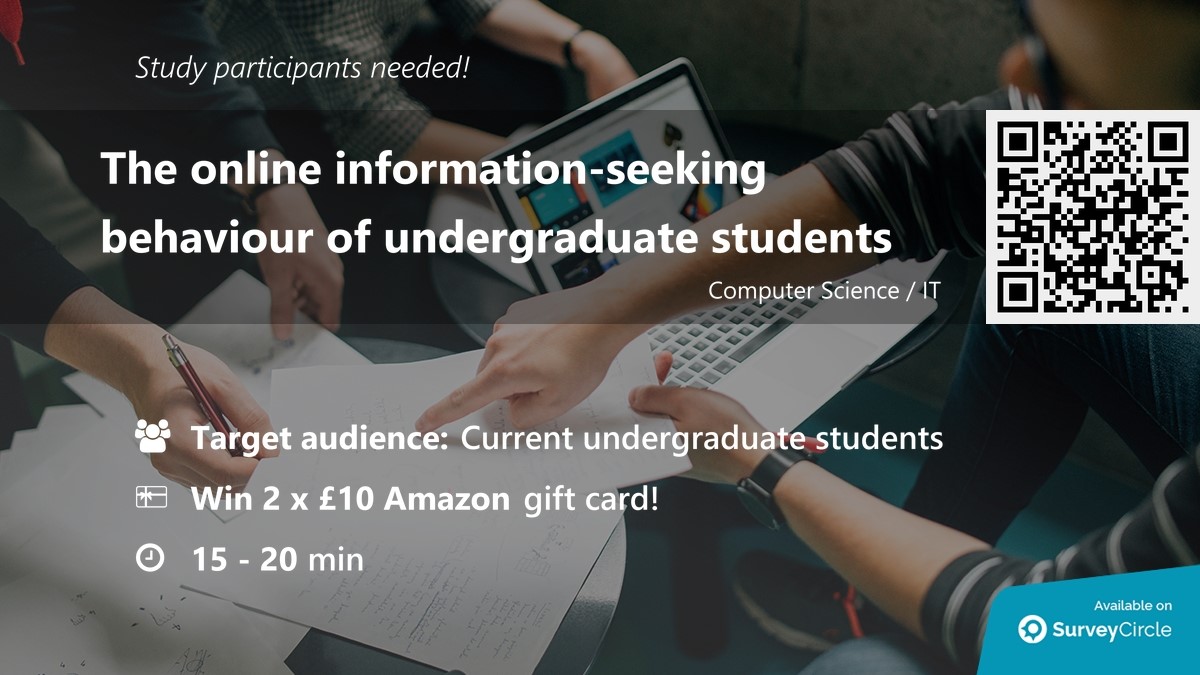 Survey now available through #surveycircle
surveycircle.com/en/surveys/?sr… 
Original link: cityunilondon.eu.qualtrics.com/jfe/form/SV_0U…