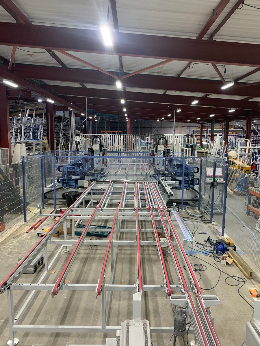 Busy Busy Busy, another flat-out week at Winmac UK, installation of a Rotox 8 head welding and cleaning line, along side a factory move to improve flow and make room for new machinery