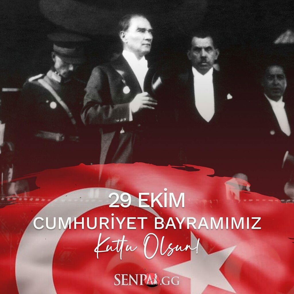 SenpaiTurkey's tweet photo. 29 Ekim Cumhuriyet Bayramimiz Kutlu Olsun! 🇹🇷 https://t.co/Wd6nlbtCvG https://t.co/QAfcmEvuAh