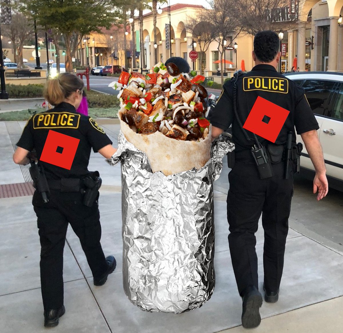 Ninja50Fan's tweet image. The culprit has been captured. #RobloxDown #Chipotleburrito