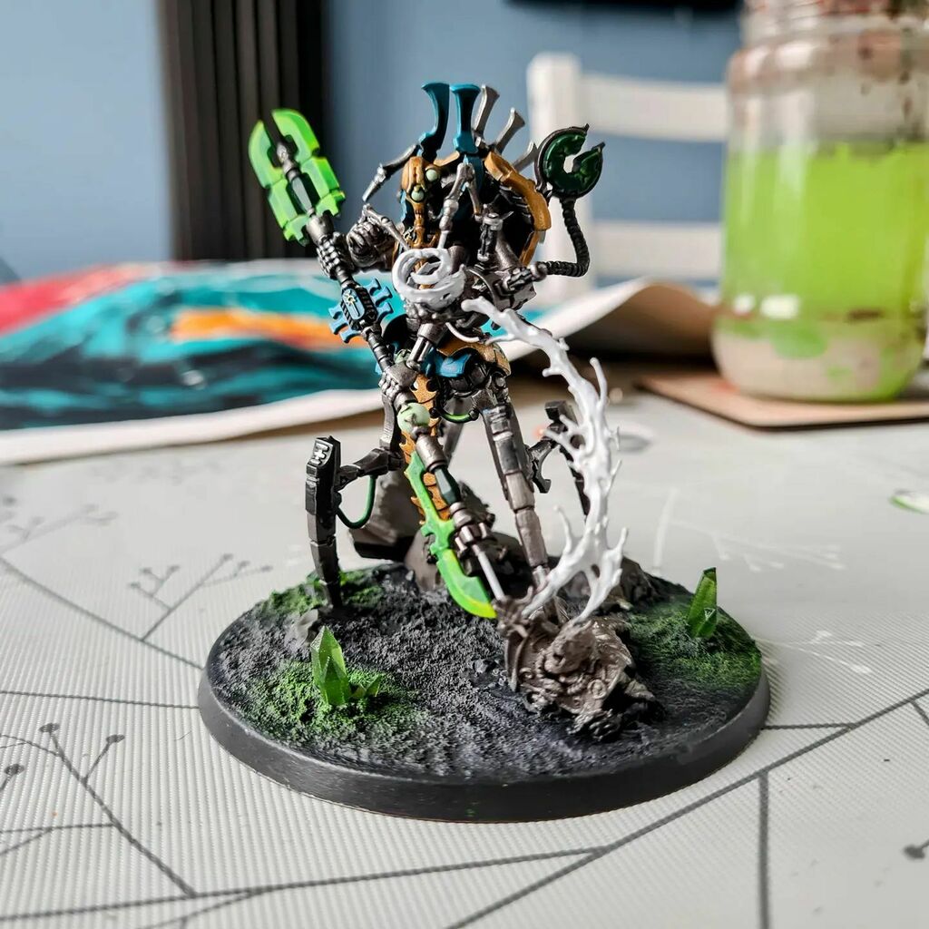 Awesome_Claw's tweet photo. Making some good progress on this guy, just need to pick out a few more details and paint his 'volunteer'!

#paintingwarhammer #warhammer40k #wh40k #40k #gamesworkshop #scifi #paintingminiatures #miniatures #miniaturepainting #wip #tabletopgames #tableto… https://t.co/Dk2cribfCt https://t.co/zFasUzy6YQ