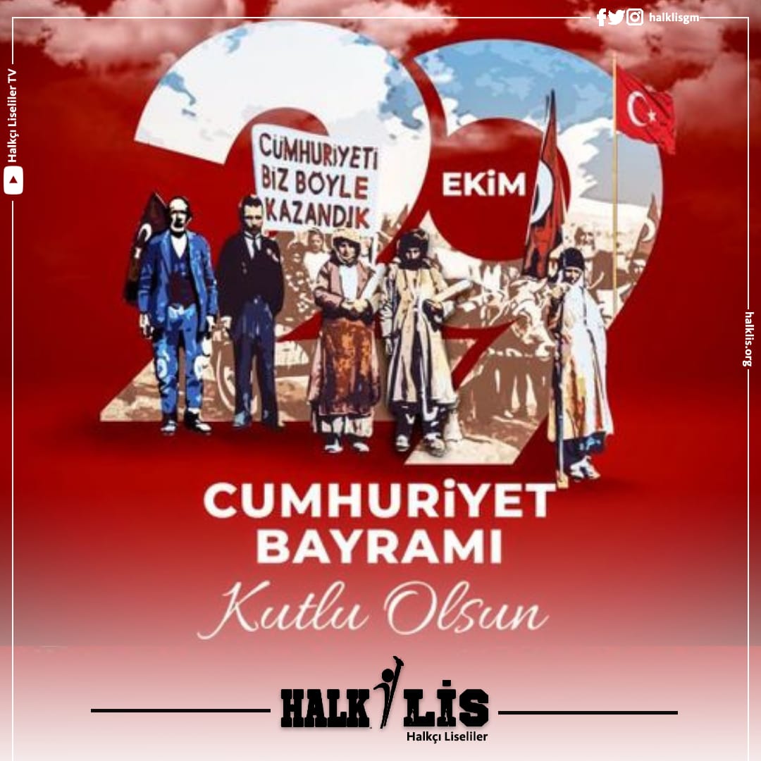 Ulu Önder Gazi Mustafa Kemal Atatürk'ün 'Ya İstiklal, Ya Ölüm' hedefiyle manda ve himayeye karşı duran Türk Ulusunun en büyük kazanımı olan Cumhuriyetimizin 98. yılını kutlamanın onuru, gururu ve heyecanını yaşıyoruz. Cumhuriyet Bayramımız kutlu olsun...