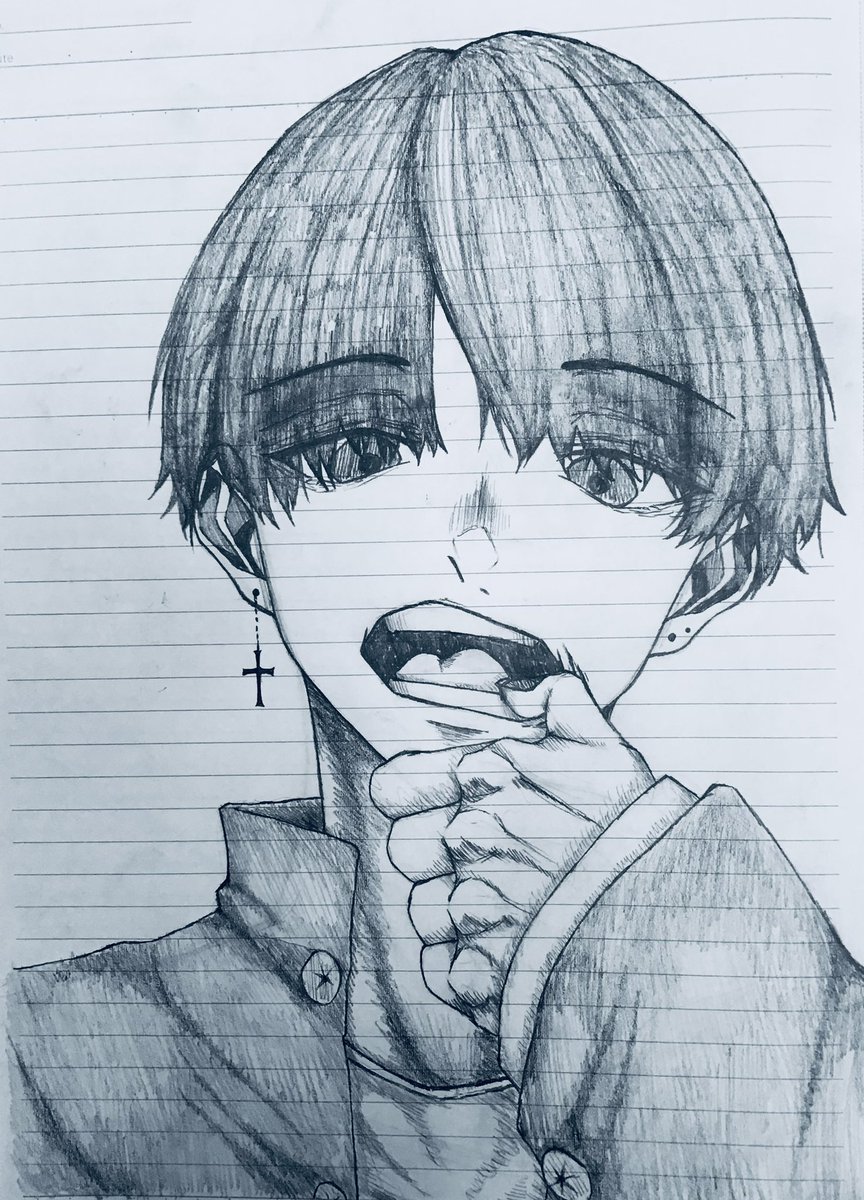 またまた授業中の落書きww イラスト 落書き アナログイラスト イラス ニゲラの漫画