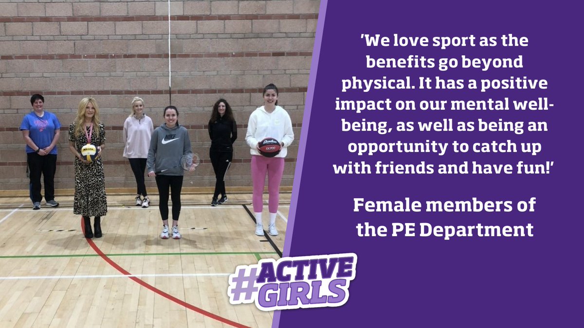ActiveS_StMags's tweet photo. 🗣️Active Girls Month October 2021❗️

Here are the reasons why the female members of the PE department are involved in sport. What motivates you to participate in sport?

#WomenInSport #ActiveGirls #Shecanshewill
@StMargaretsAcad
 
@sportscotland
 
@ActiveWL https://t.co/296X37cnPG