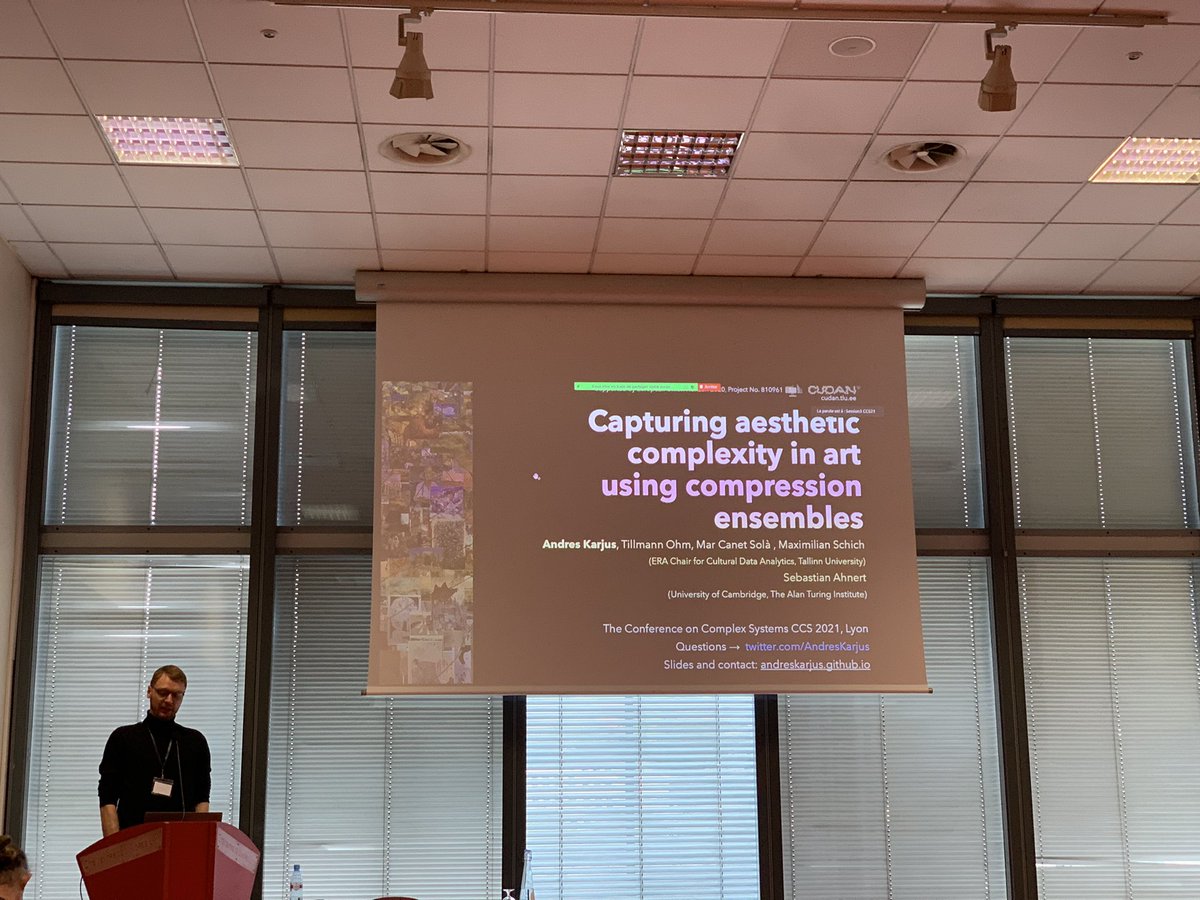 cgershen's tweet image. Capturing aesthetic complexity in art using compression ensembles by @AndresKarjus #ccs2021
