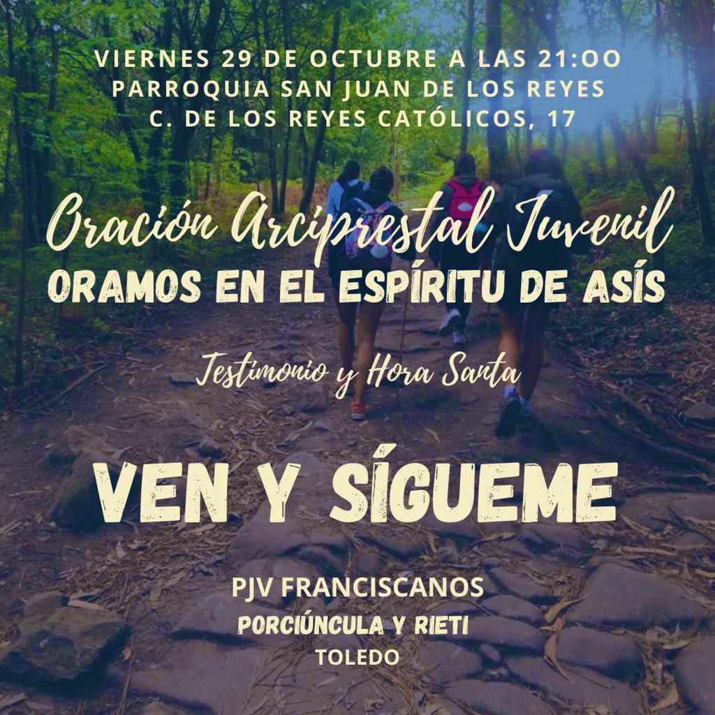 Queridos jóvenes!! Esta noche nos juntaremos en san Juan de los Reyes para dar a Cristo la Gloria que merece 🙌🏼🔥! Loado seas por toda criatura mi Señor! <a href="/JovenesArciTole/">Jóvenes Arciprestazgo Toledo</a>