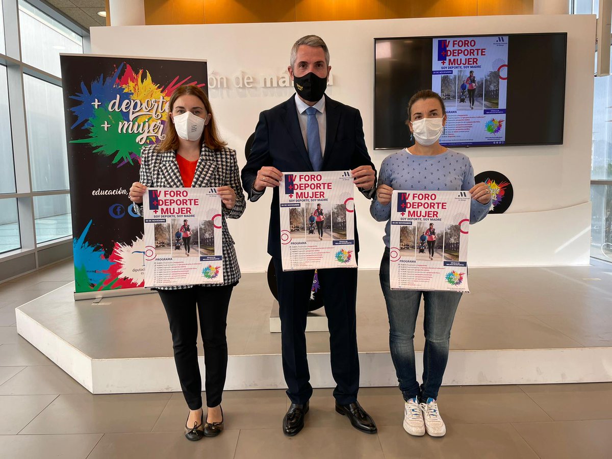 🔊El servicio de deportes de la <a href="/diputacionMLG/">Diputación de Málaga</a> ha presentado esta mañana el #IVForoMasDeporteMasMujer que se centrará en #deporte y #maternidad bajo el hashtag #soydeportesoymadre 

📌Auditorio Edgar Neville de la Diputación de Málaga
📆Martes 30 de noviembre⁣
🕙De 10 a 14 horas