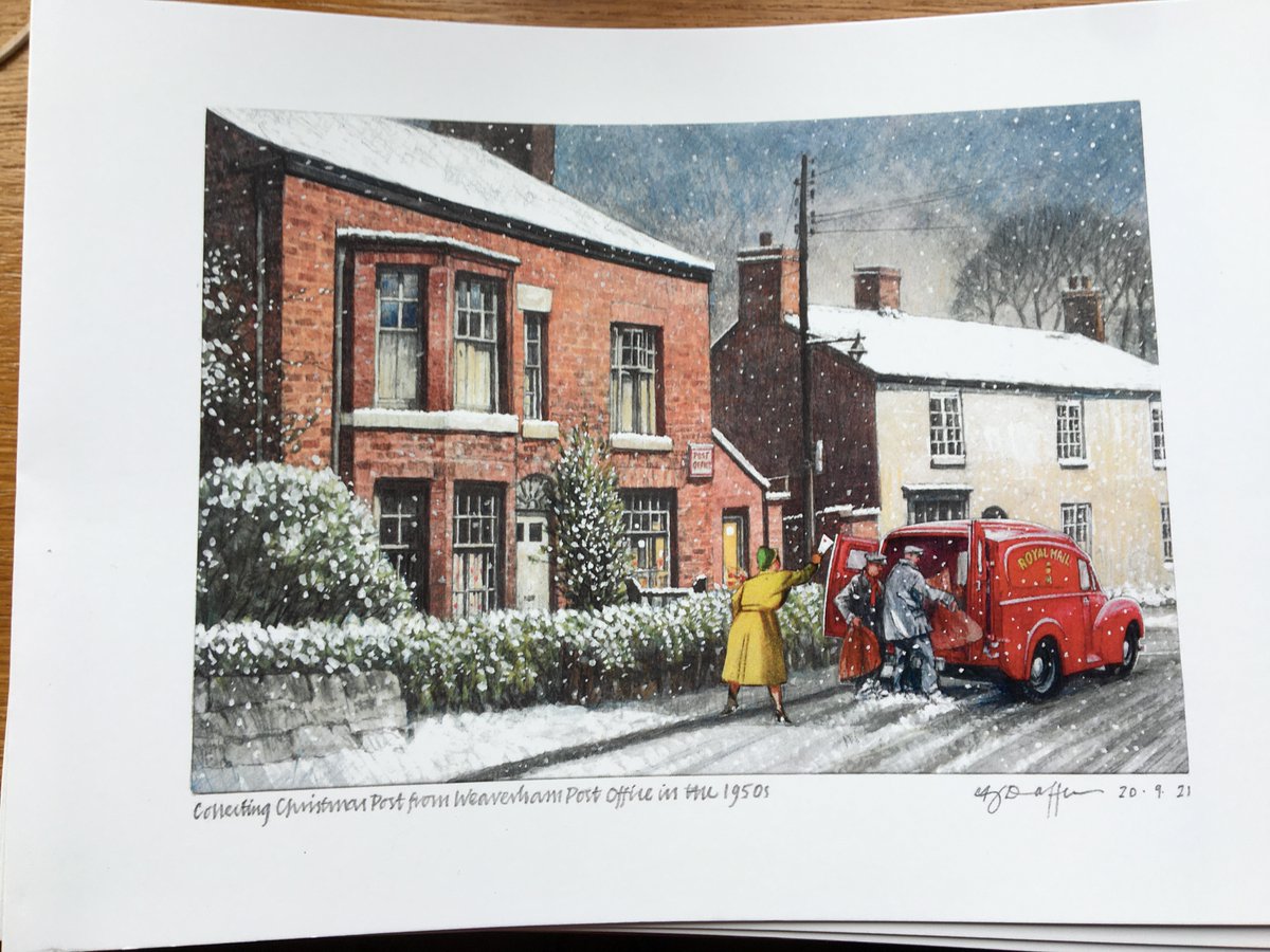 We have mentioned Christmas a lot recently (sorry). We wanted to let you know that you can get hold of the amazing Weaverham Trust Christmas cards now in the usual places or by contacting us direct. They are amazing and only 75p! All profits go into the work we do in the village.