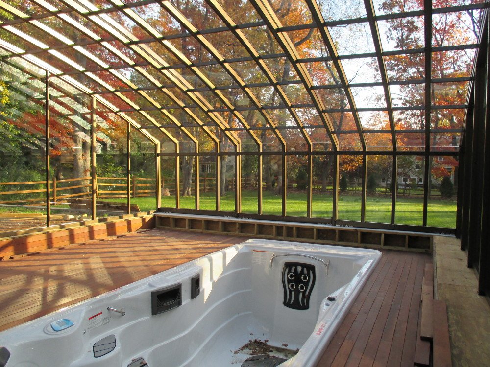 AlukovUK's tweet photo. The retractable enclosure CORSO by Alukov is the ideal solution for expanding the covered area of your terrace or enclosing  a swimming pool, swim-spa or a hot-tub near a building. You can use your terrace fully all year round, even in poor weather. 🏡🙂
https://t.co/O3micNr6CJ https://t.co/UUFMWhiMkX